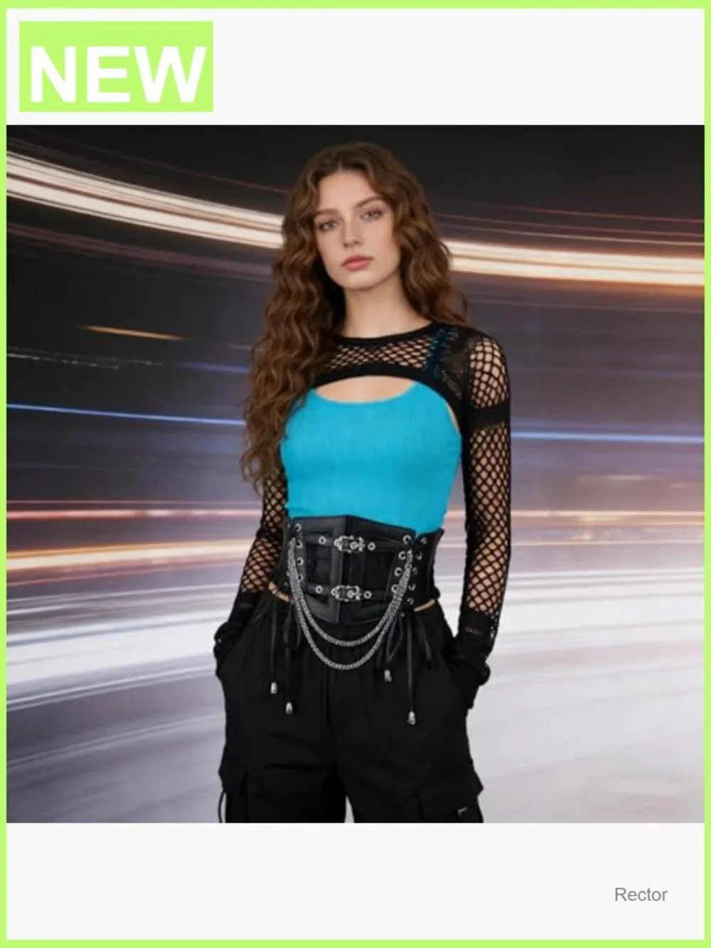 Vintage Wide Leather Corset Belt Womens Lace Up Waist Cincher Punk Goth
